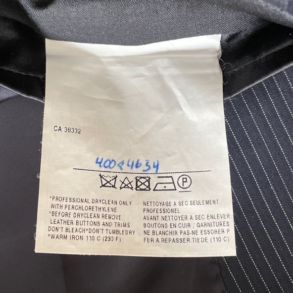 Z Zegna 100% Wool Striped Mens Dress Suit Size 48R - Picture 6 of 16